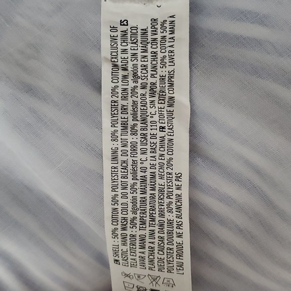 🆕️ English Factory Blue & White Striped Mini Dress SIZE: XS - Picture 14 of 16